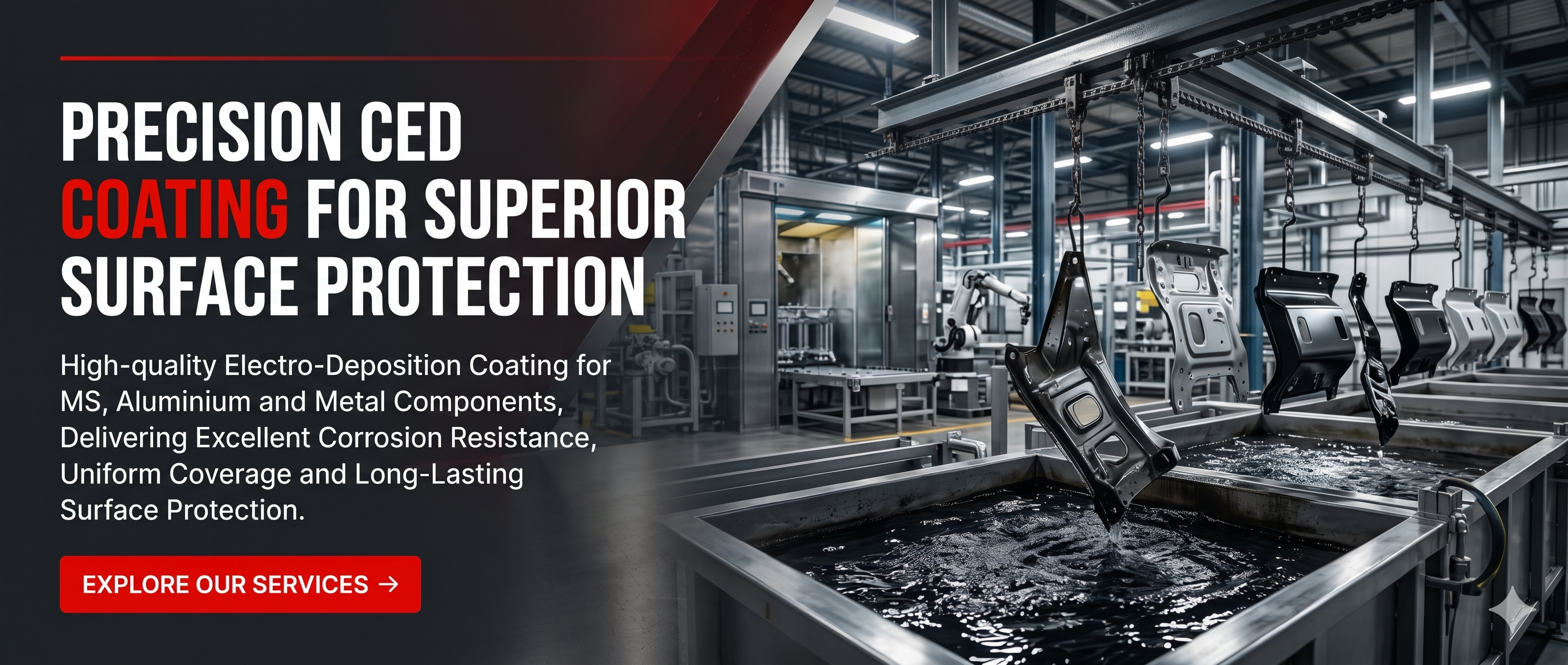 Precision CED Coating For Superior Surface Protection - Shree Paint & Coating Industries